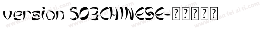 version 503CHINESE字体转换